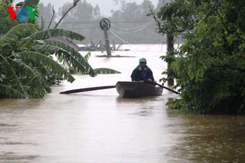 Beseitigung der Folgen des Taifuns Wutip