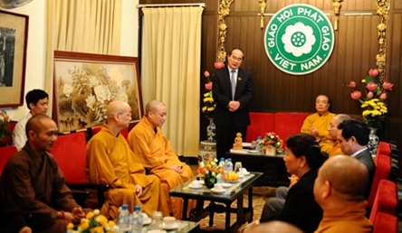 Der buddhistische Verband Vietnams begleitet die Nation