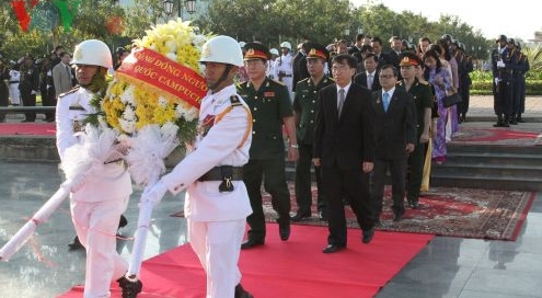 Feier zum 69. Gründungstag der vietnamesischen Volksarmee in Kambodscha