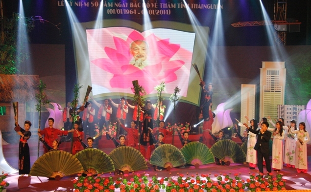 50. Jahrestag des Besuchs von  Präsident Ho Chi Minh in Thai Nguyen