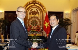 Politisches Treffen auf Ebene der Vize-Minister zwischen Vietnam und EU