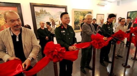 Kunst-Ausstellung zum Dien Bien Phu-Sieg