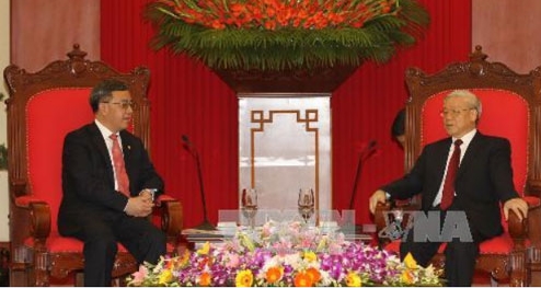 Delegation von KP-China zu Gast in Vietnam