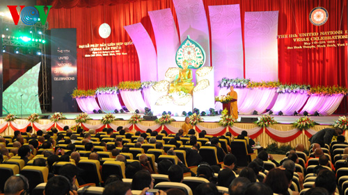 Das Vesak-Fest 2014 in der Pagode Bai Dinh in der nordvietnamesischen Provinz Ninh Binh eröffnet