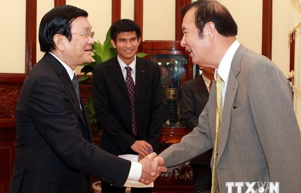 Staatspräsident empfängt Vertreter des japanischen Unternehmens Kyoei Steel