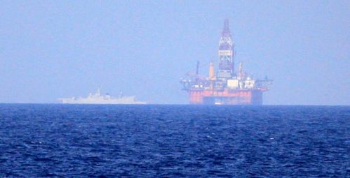 China hat seine Bohrinsel Haiyang 981 verlegt und wieder verankert