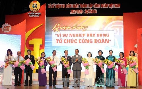 Ho Chi Minh Stadt feiert den 85. Gründungstag der vietnamesischen Gewerkschaft