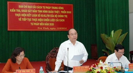 Vize-Premierminister Nguyen Xuan Phuc besucht die Provinz Tra Vinh