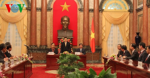 Staatspräsident empfängt Delegationen der APEC-Ministerkonferenz