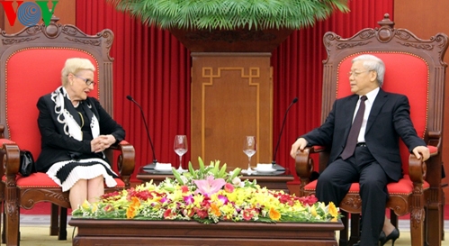 KPV-Generalsekretär Nguyen Phu Trong empfängt die Präsidentin des australischen Repräsentantenhauses