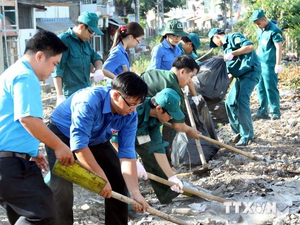 Die Kampagne für eine saubere Welt im Jahr 2014 begrüßen