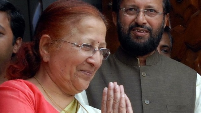 KPV-Generalsekretär Nguyen Phu Trong empfängt die indische Parlamentspräsidentin