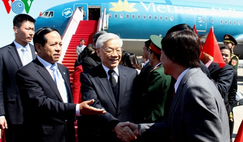 KPV-Generalsekretär Nguyen Phu Trong ist in Peking eingetroffen