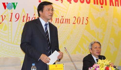 Pressekonferenz über das Ergebniss der Parlamentssitzung