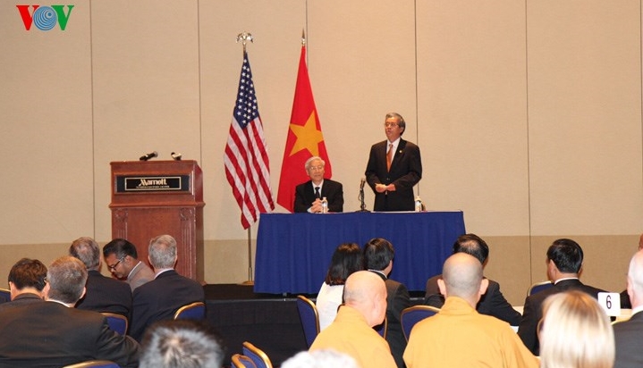 KPV-Generalsekretär Nguyen Phu Trong nimmt an Galadinner der US-Regierung teil