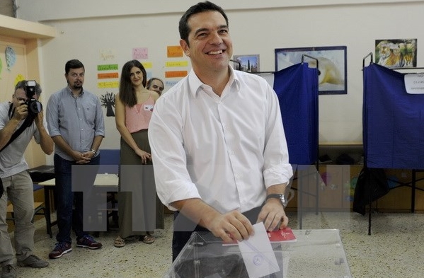 Die Syriza-Partei gewinn bei Parlamentswahlen in Griechenland