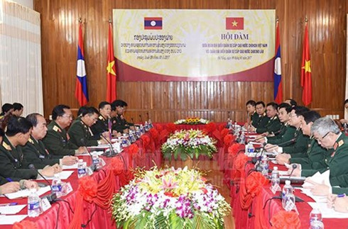 Unterzeichnung der Kooperation in Verteidigung zwischen Vietnam und Laos