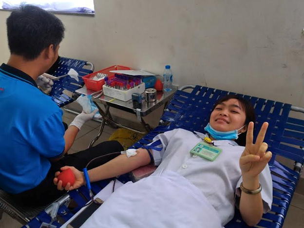 Jugendliche in Ho-Chi-Minh-Stadt engagieren sich für Blutspende