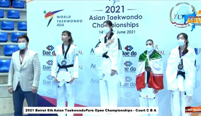 Nguyen Thi Anh Tuyet gewinnt Silbermedaille bei der asiatischen Taekwondo-Meisterschaft 2021