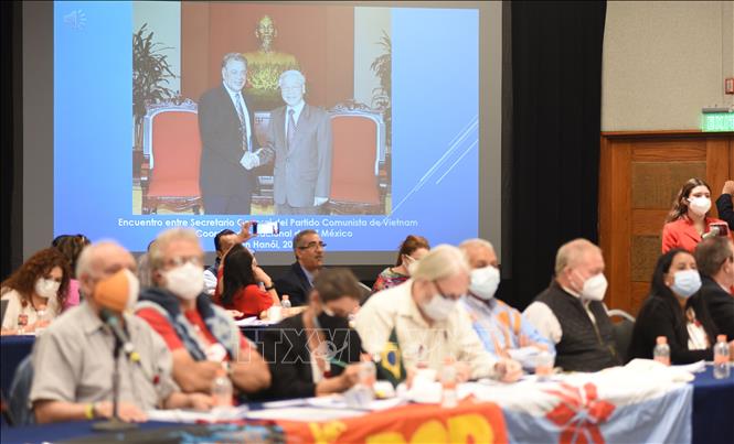 Die amtierenden Parteien auf Konferenz in Mexiko schätzen die Botschaft des KPV-Generalsekretärs Nguyen Phu Trong