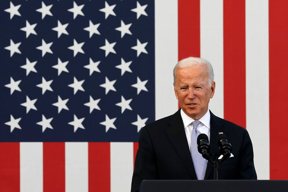 US-Präsident Joe Biden nimmt an der Video-Konferenz zwischen ASEAN und den USA teil