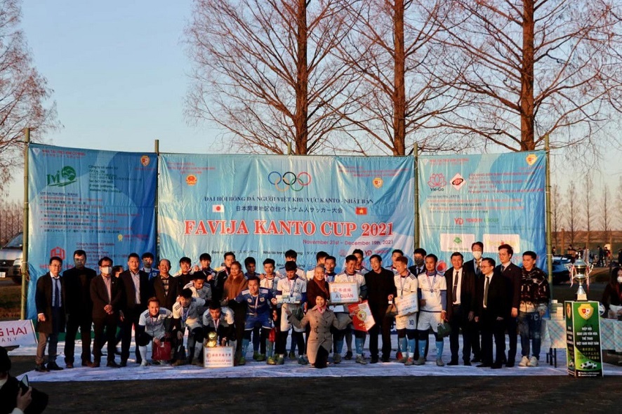 Fußballfest der Vietnamesen in Japan