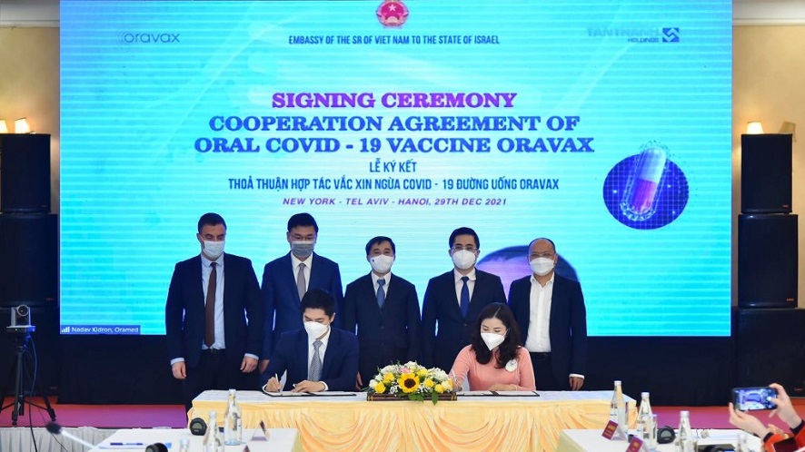 Oramed -Tochtergesellschaft unterzeichnet Kaufvertrag von zehn Millionen Dosen oraler COVID-19-Impfstoffe mit Vietnam