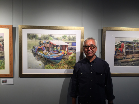 Gemälde-Galerie des französischen Malers Vincent in Ho-Chi-Minh-Stadt