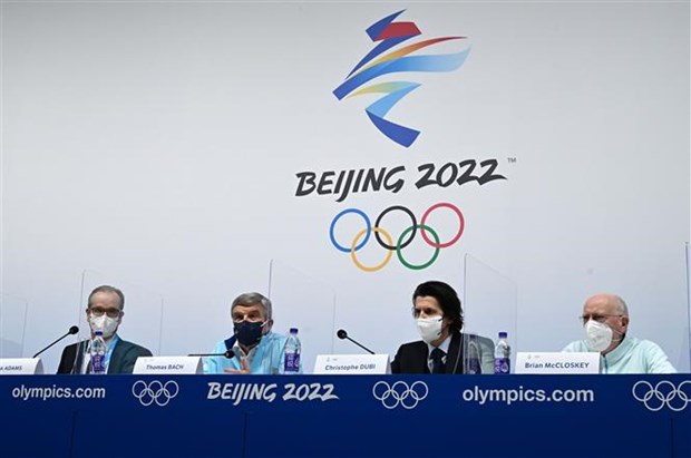 Eröffnung der olympischen Winterspiele in Peking 2022