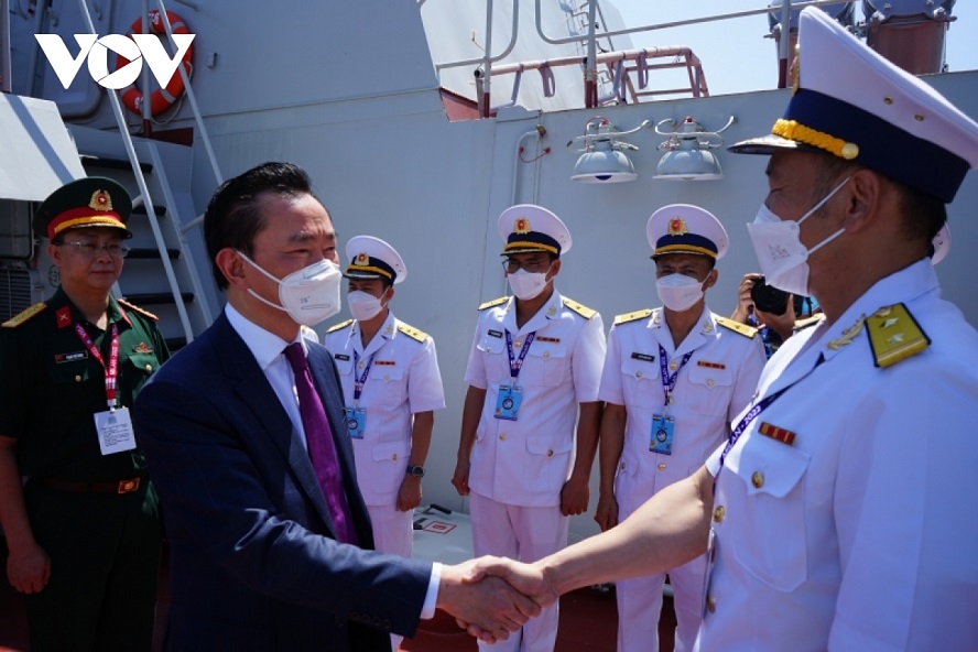 Die vietnamesische Marine beteiligt sich an MILAN 2022 in Indien