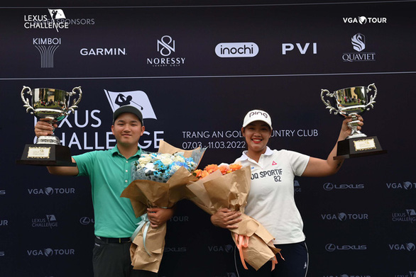 Nguyen Anh Minh und Nguyen Thao My gewinnen den Meistertitel bei Golfturnier Lexus Challenge 2022