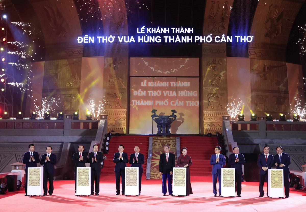 Tempel der Hung-Könige in Can Tho verbindet die Nation