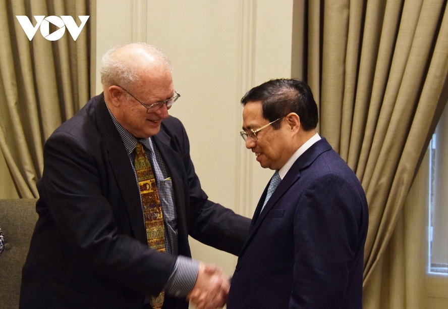 Premierminister Pham Minh Chinh empfängt US-amerikanische Freunden