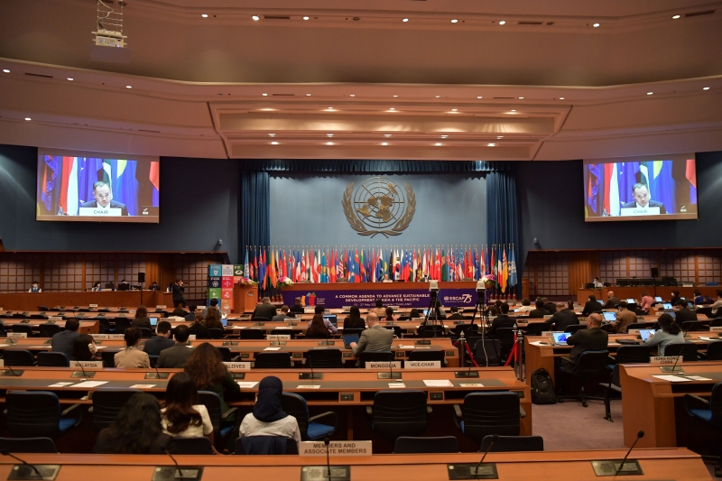 ESCAP 78 gibt Erklärung über die nachhaltige Entwicklung in der Asien-Pazifik-Region ab