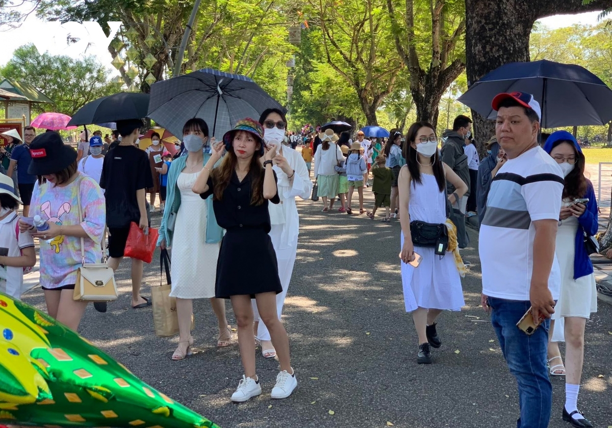 Immer mehr Touristen kommen nach Hue zum Festival 2022