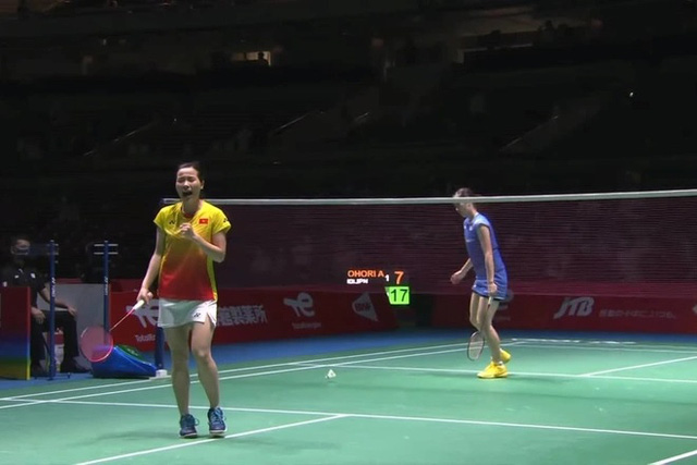 Sportlerin Nguyen Thuy Linh kommt in die zweite Runde der Badminton-Weltmeisterschaft