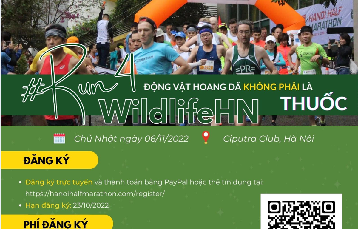 Laufwettbewerb zur Aufklärung „Wildtiere sind kein Arzneimittel“