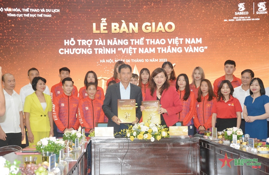 Unterstützung von mehr als 213.000 Euro für vietnamesische Sporttalente