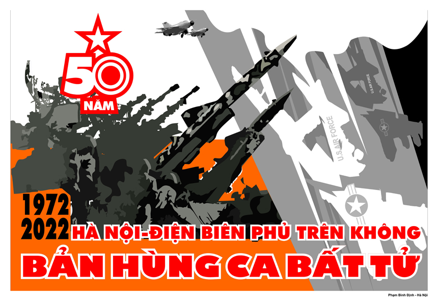 Plakate zum 50. Jahrestag des Sieges „Dien Bien Phu in der Luft“