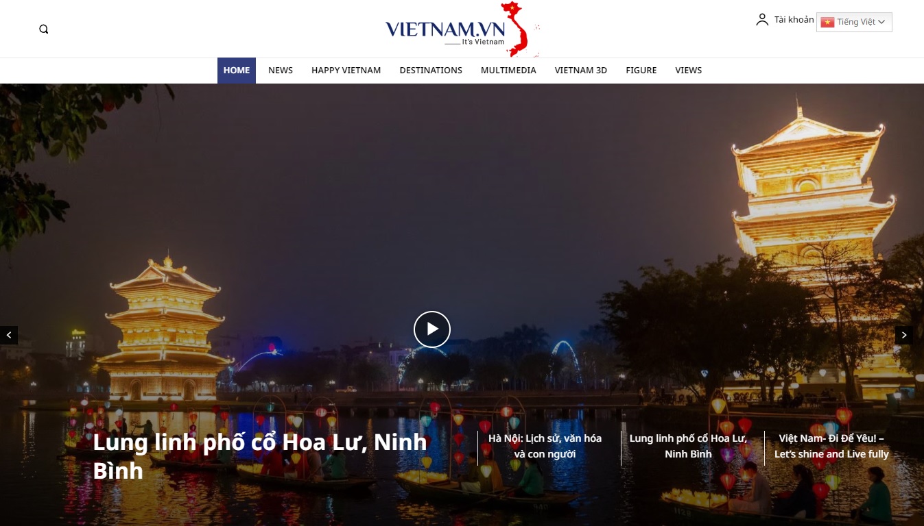 Vorstellung der Plattform zur Werbung für vietnamesisches Image