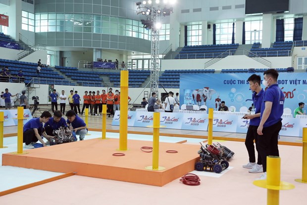 Eröffnung der Finalrunde des Robotik-Wettbewerbs Vietnam 2023