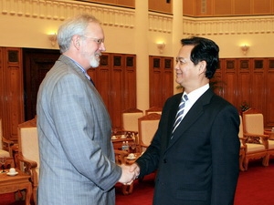 นายกรัฐมนตรีเวียดนามให้การต้อนรับคณะสถานประกอบการสหรัฐ