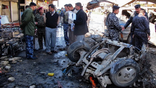 เกิดเหตุลอบวางระเบิดตามเมืองต่างๆในประเทศอิรัก