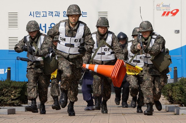 สาธารณรัฐเกาหลีจัดการฝึกซ้อมเพื่อเตรียมความพร้อมให้แก่การประชุมความมั่นคงด้านนิวเคลียร์