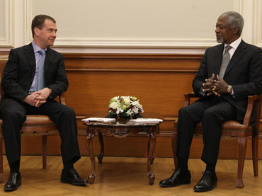 นาย โคฟี่ อันนันได้เสนอโอกาสสุดท้ายเพื่อหลีกเลี่ยงสงครามกลางเมืองในซีเรีย