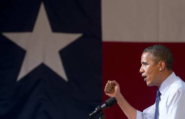 นาย บารัก โอบาม่า ประธานาธิบดีสหรัฐได้เริ่มลงพื้นที่หาเสียงเลือกตั้งประธานาธิบดี