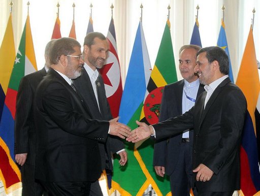 การเจรจาระหว่างผู้นำของอียิปต์กับผู้นำอิหร่านเป็นครั้งแรกภายหลังการยุติความสัมพันธ์ทางการทูต