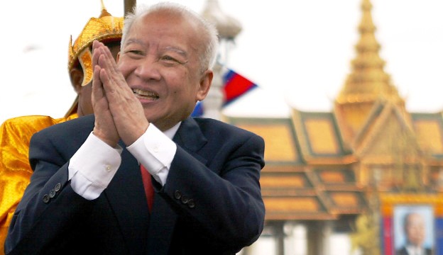 โทรเลขแสดงความเศร้าสลดใจต่อการเสด็จสวรรณคตของอดีตกษัตริย์แห่งกัมพูชา