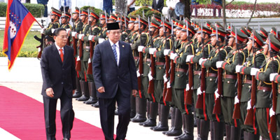 ประธานาธิบดีอินโดนีเซียเยือนประเทศลาวอย่างเป็นทางการ