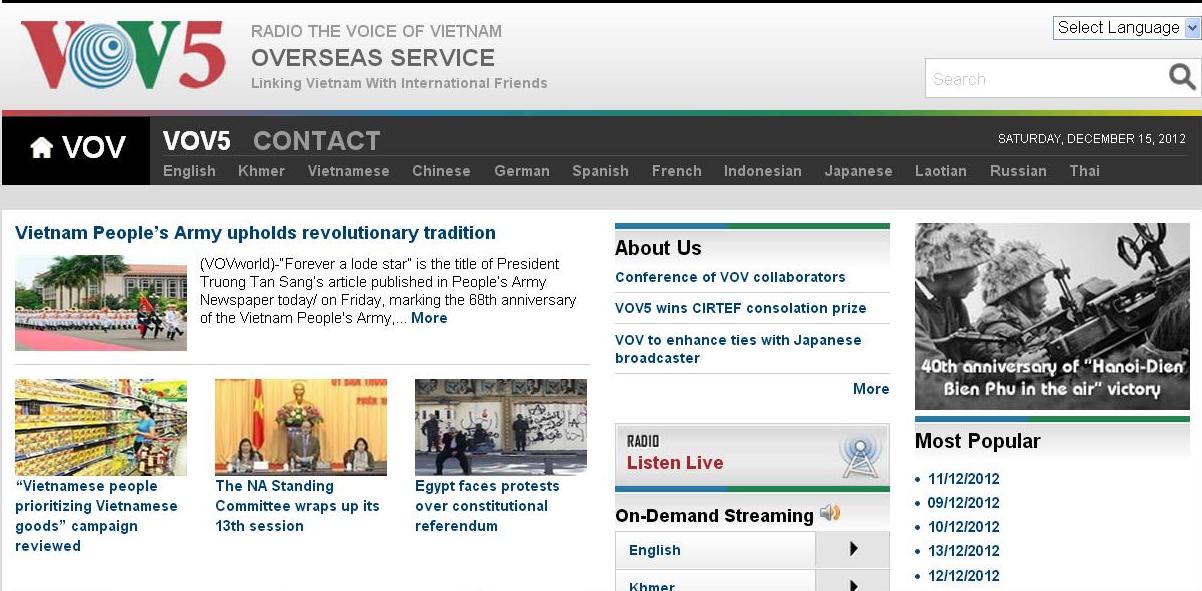 สถานีวิทยุเวียดนามร่วมมือกับเครือบริษัทการสื่อสาร SME ของมาเลเซีย